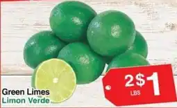 Superior Grocers Green Limes offer
