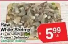 Superior Grocers Raw White Shrimp offer
