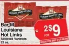 Superior Grocers Bar-M Louisiana Hot Links offer