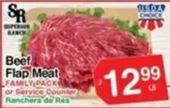 Superior Grocers Superior Ranch Beef Flap Meat offer