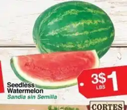 Superior Grocers Seedless Watermelon offer