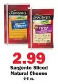 Schnucks Sargento Sliced Natural Cheese offer