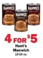 Schnucks Hunt's Manwich offer