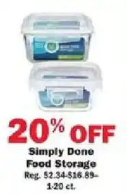 Schnucks Simply Done Food Storage offer