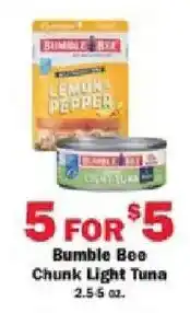 Schnucks Bumble Bee Chunk Light Tuna offer