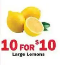 Schnucks Large Lemons offer