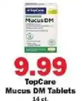 Schnucks TopCare Mucus DM Tablets offer