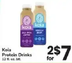 ACME Koia Protein Drinks offer
