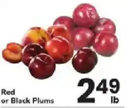 ACME Red or Black Plums offer