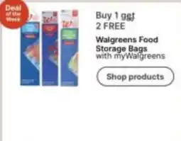 Walgreens Walgreens Food Storage Bags offer