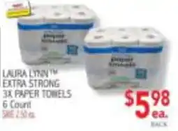 Ingles Markets Laura Lynn extra strong 3x paper towels offer