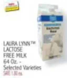 Ingles Markets Laura Lynn lactose free milk offer