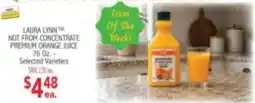 Ingles Markets Laura Lynn premium orange juice offer