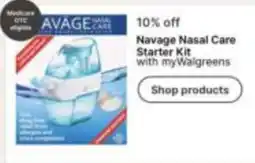 Walgreens Navage Nasal Care Starter Kit offer
