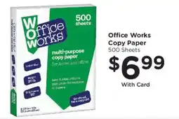 Ralphs Office Works multi-purpose copy paper offer