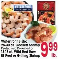 Jewel-Osco Waterfront Bistro cooked shrimp offer