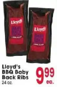 Jewel-Osco Lloyd's BBQ Baby Back Ribs offer