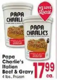Jewel-Osco Papa Charlie's Italian Beef & Gravy offer