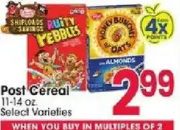 Jewel-Osco Post Cereal offer