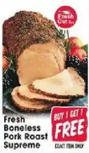 Jewel-Osco Fresh Boneless Pork Roast Supreme offer