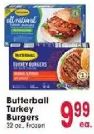 Jewel-Osco Butterball turkey burgers offer