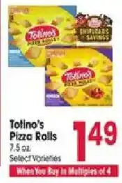 Jewel-Osco Totino's Pizza Rolls offer