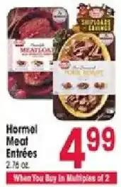 Jewel-Osco Hormel meat entrees offer