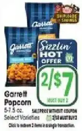 Jewel-Osco Garrett Popcorn offer