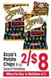 Jewel-Osco Zapp's Potato Chips offer