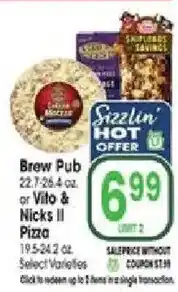 Jewel-Osco Brew Pub Pizza offer