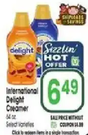Jewel-Osco International Delight Creamer offer
