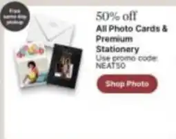 Walgreens All Photo Cards & Premium Stationery offer