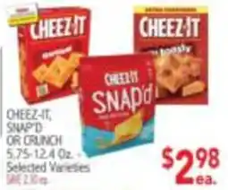 Ingles Markets Cheez-it, Snap'd or Crunch offer