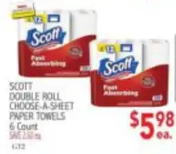 Ingles Markets Scott double roll choose-a-sheet paper towels offer