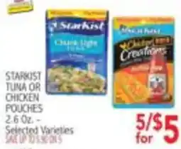 Ingles Markets Starkist tuna or chicken pouches offer
