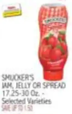 Ingles Markets Smucker's jam, jelly or spread offer