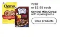 Walgreens General Mills Cereal offer