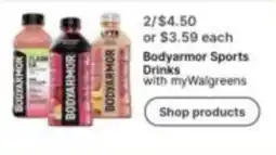 Walgreens Bodyarmor sports drinks offer