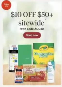 Walgreens Crayola construction paper offer