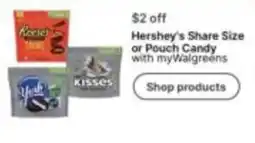 Walgreens Hershey's Share Size or Pouch Candy offer