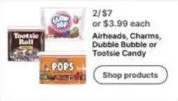 Walgreens Airheads, Charms, Dubble Bubble or Tootsie Candy offer