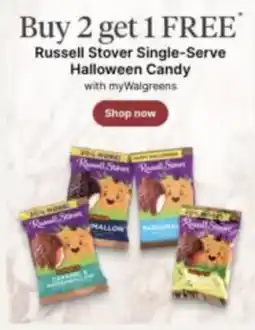 Walgreens Russell Stover Single-Serve Halloween Candy offer