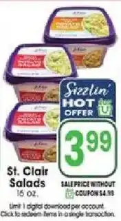 Jewel-Osco St. Clair Salads offer