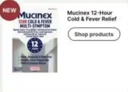 Walgreens Mucinex 12-Hour Cold & Fever Relief offer