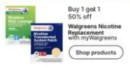 Walgreens Walgreens Nicotine Replacement offer