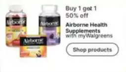 Walgreens Airborne Health Supplements offer