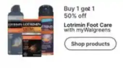 Walgreens Lotrimin Foot Care offer
