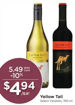 Kroger Yellow Tail offer