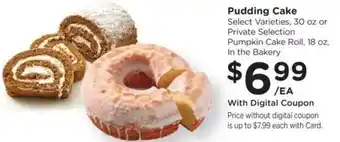 Kroger Pudding Cake offer