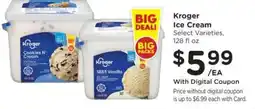 Kroger Kroger ice cream offer